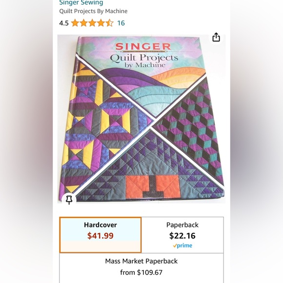 Vintage Singer quilting projects - Picture 5 of 5